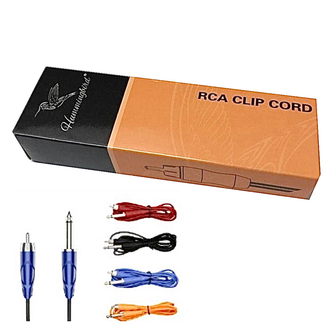 HUMMINGBIRD Silicone RCA Cord - various colours - Halcyon Cosmetic Store
